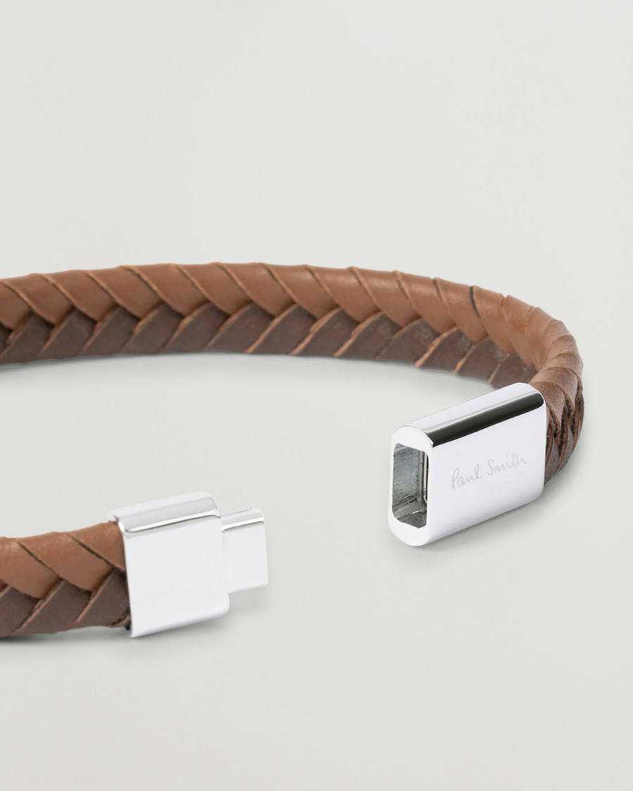 Herr | Paul Smith Two Tone Leather Bracelet Brown | Paul Smith | Two Tone Leather Bracelet Brown