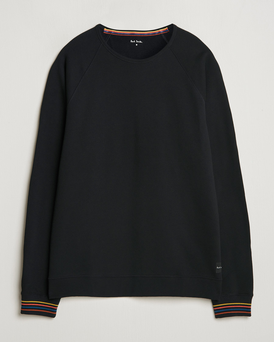 Herr | Tröjor | Paul Smith | Artist Rib Crew Neck Sweatshirt Black