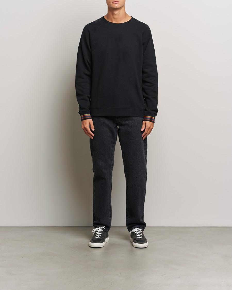 Herr | Tröjor | Paul Smith | Artist Rib Crew Neck Sweatshirt Black