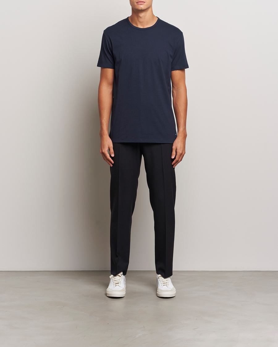 Herr | T-Shirts | Paul Smith | Artist Rib Crew Neck T-Shirt Navy