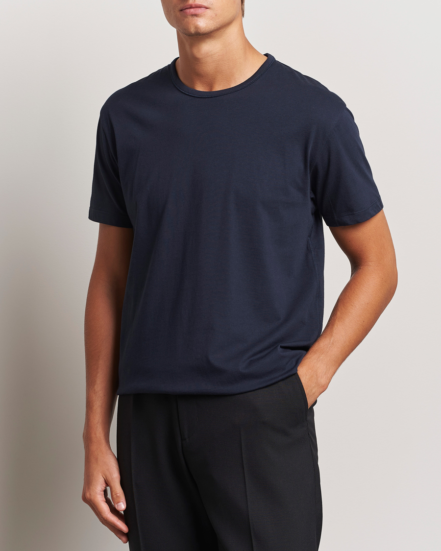 Herr | T-Shirts | Paul Smith | Artist Rib Crew Neck T-Shirt Navy
