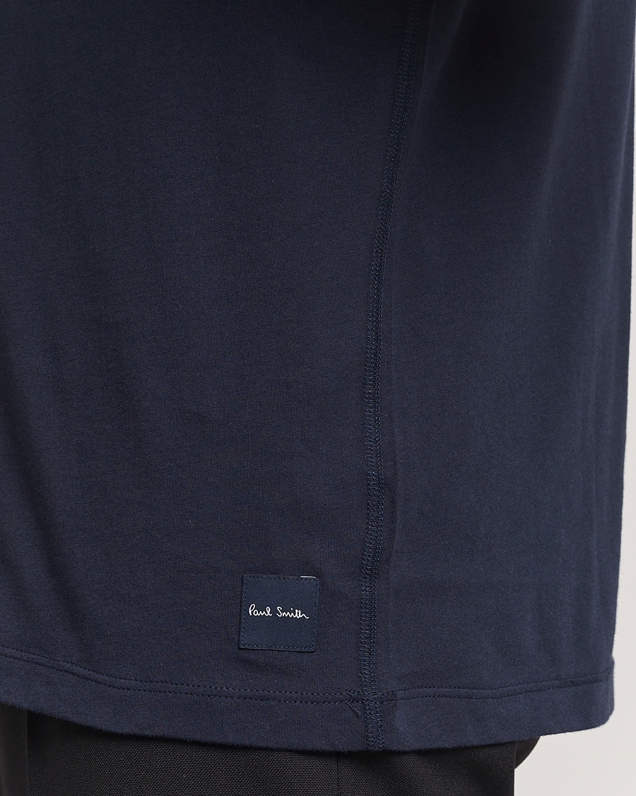 Herr | T-Shirts | Paul Smith | Artist Rib Crew Neck T-Shirt Navy