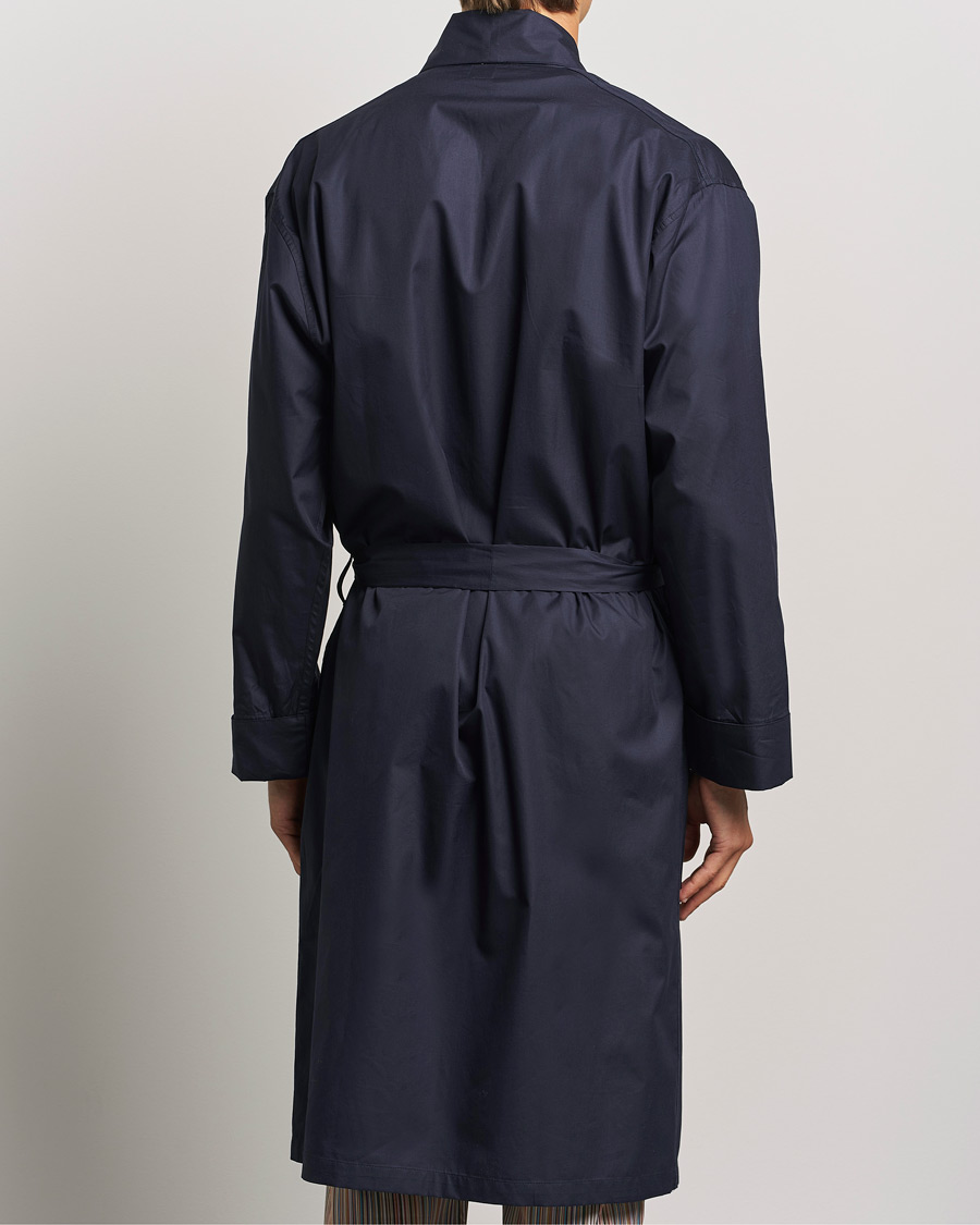 Herr | Paul Smith Stripe Cotton Gown Navy | Paul Smith | Stripe Cotton Gown Navy