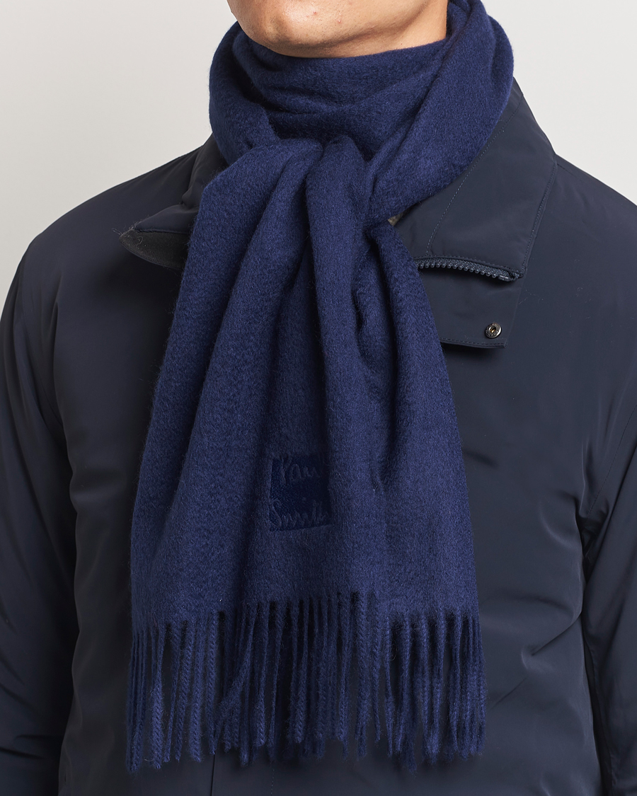 Herr | Paul Smith Cashmere Scarf Navy | Paul Smith | Cashmere Scarf Navy