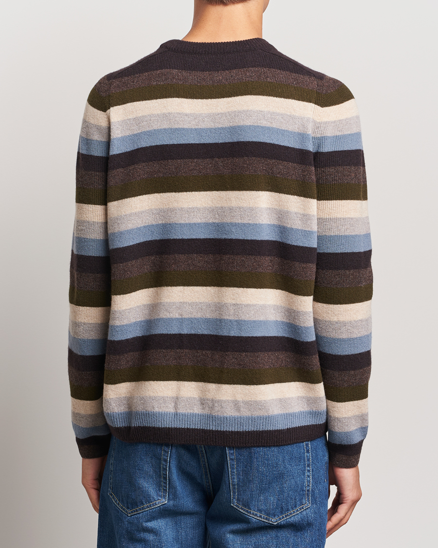 Herr | Tröjor | Paul Smith | Striped Lambswool Knitted Sweater Multi