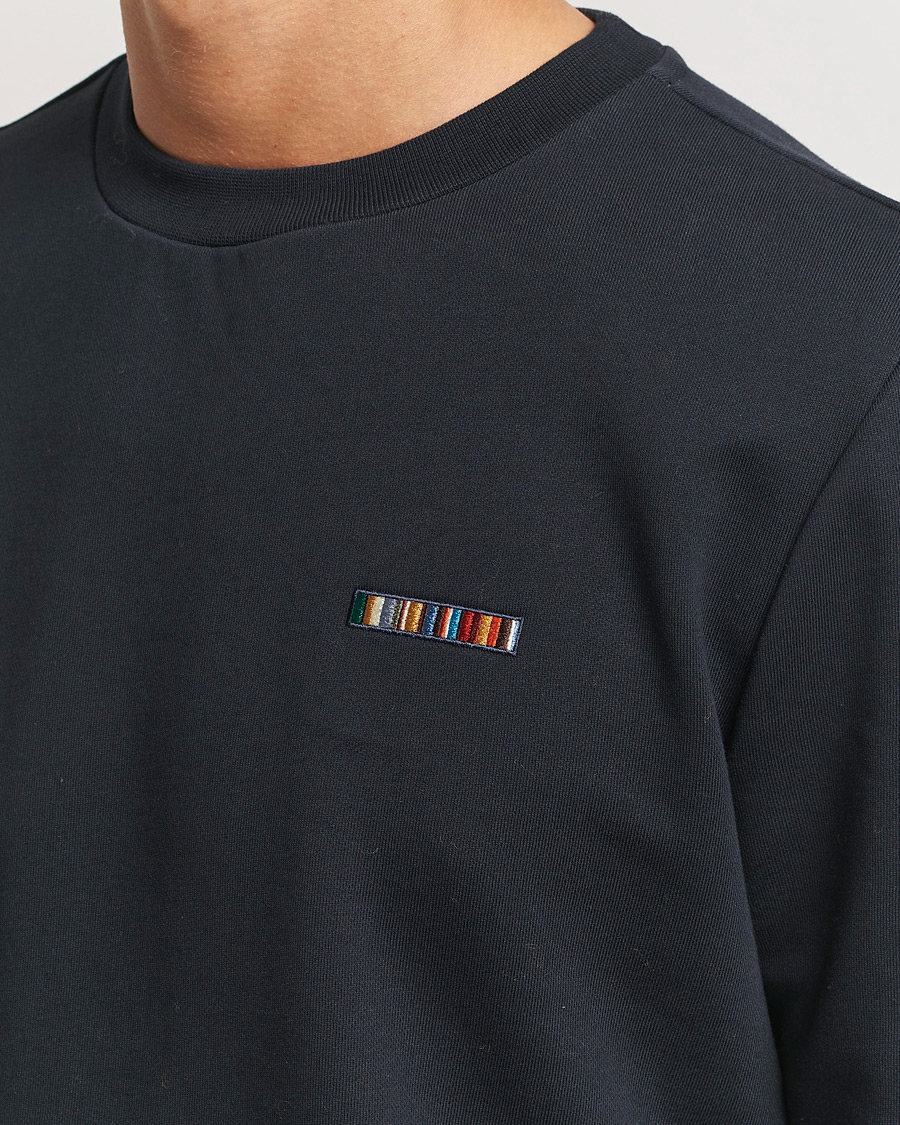 Herr | Tröjor | Paul Smith | Embroidery Crew Neck Sweatshirt Navy