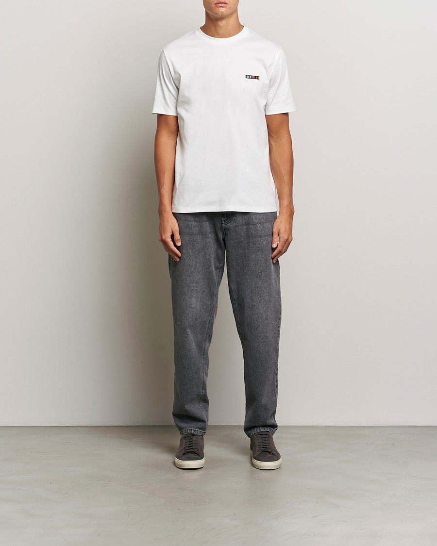 Herr | T-Shirts | Paul Smith | Embroidery Crew Neck T-Shirt White