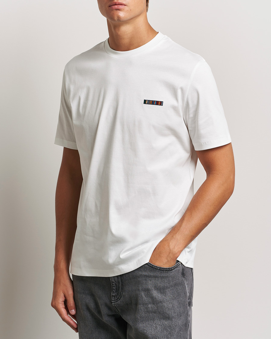 Herr | T-Shirts | Paul Smith | Embroidery Crew Neck T-Shirt White