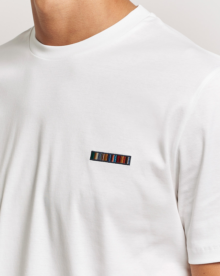 Herr | T-Shirts | Paul Smith | Embroidery Crew Neck T-Shirt White
