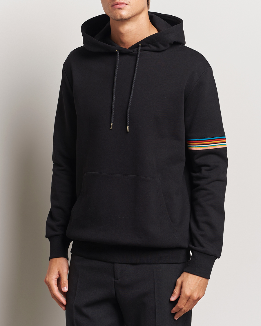 Herr | Tröjor | Paul Smith | Striped Arm Hoodie Black