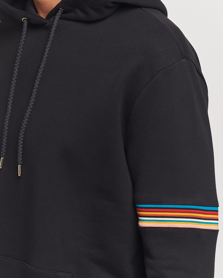 Herr | Tröjor | Paul Smith | Striped Arm Hoodie Black