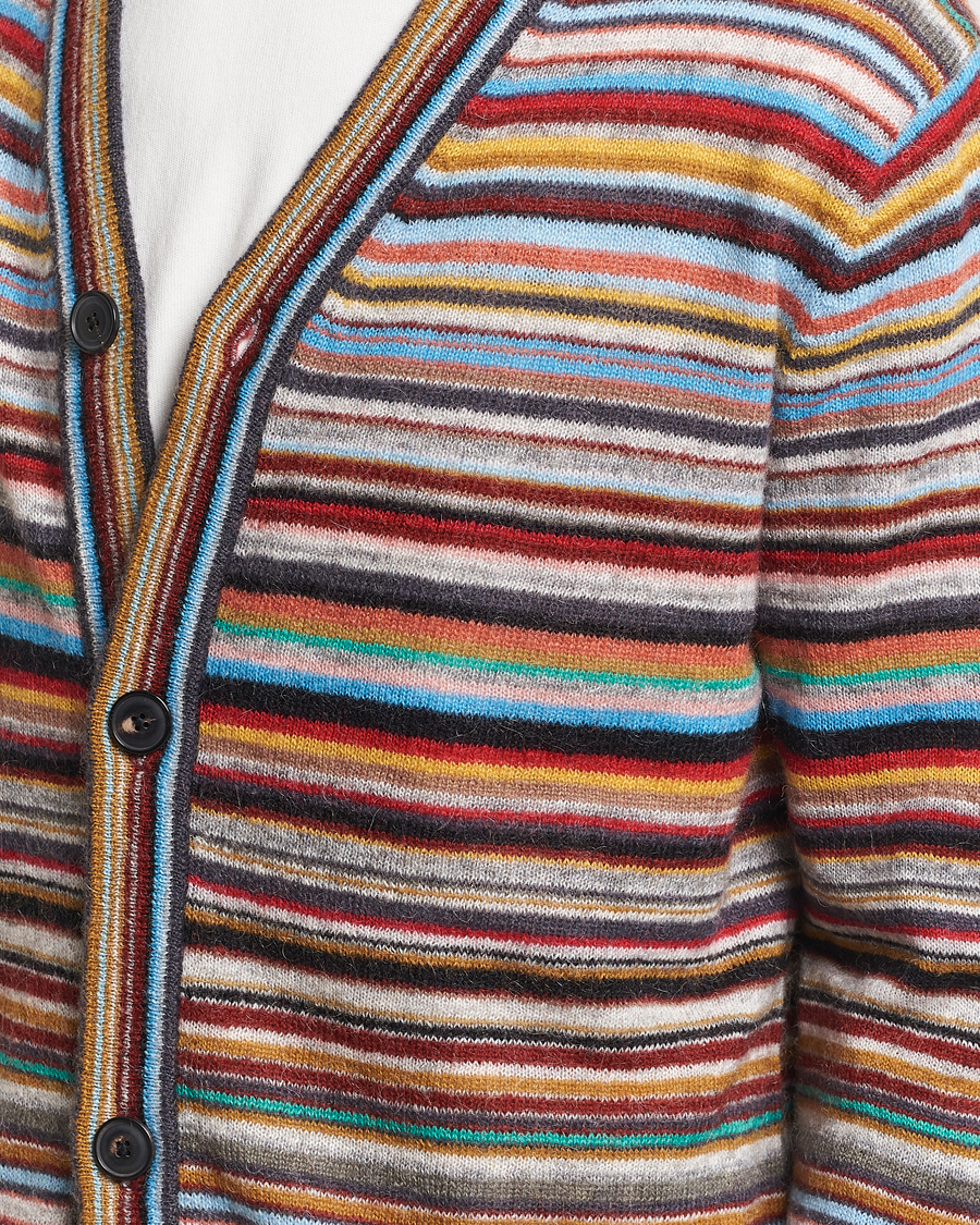 Herr | Tröjor | Paul Smith | Striped Wool Cardigan Multi