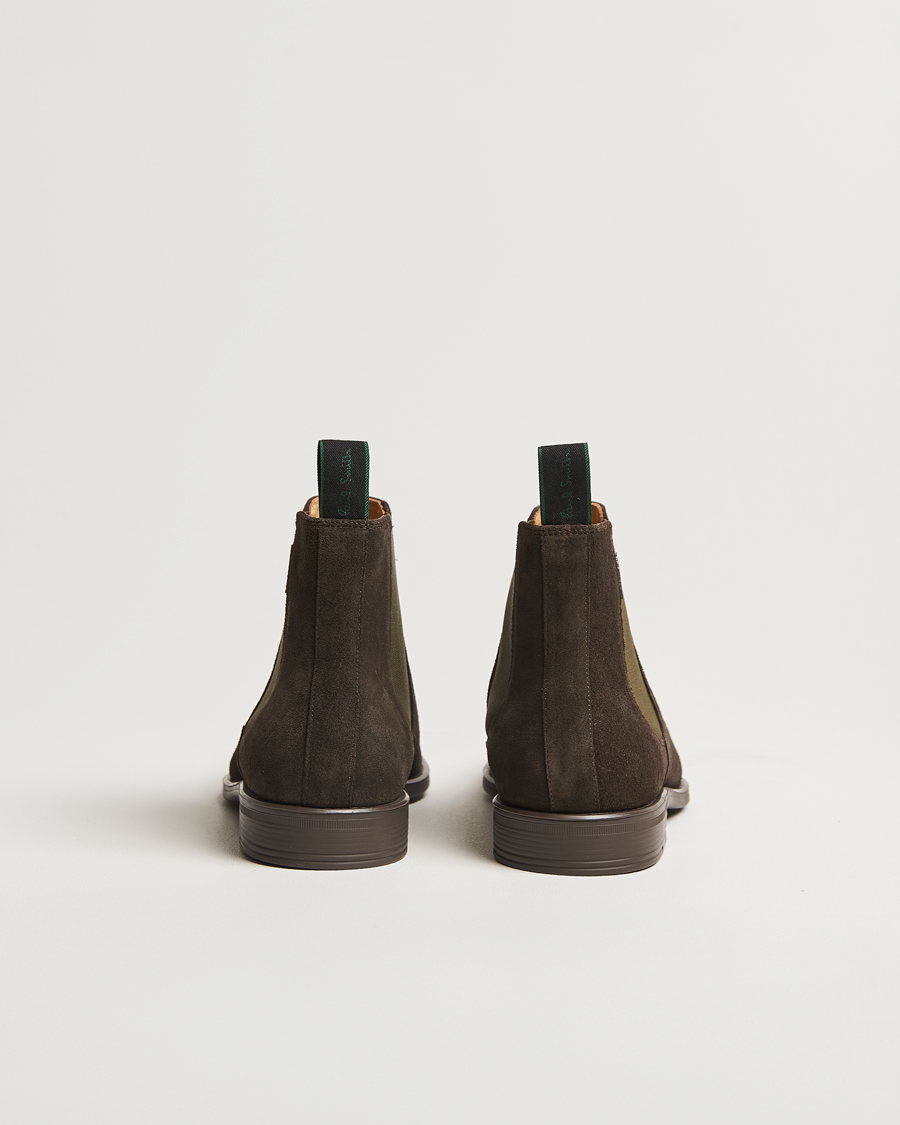 Herr | PS Paul Smith Cedric Suede Chelsea Boot Dark Brown | PS Paul Smith | Cedric Suede Chelsea Boot Dark Brown
