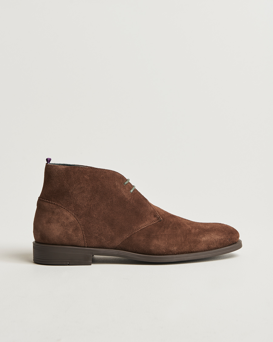 Herr | PS Paul Smith Drummond Suede Chukka Boot Dark Brown | PS Paul Smith | Drummond Suede Chukka Boot Dark Brown
