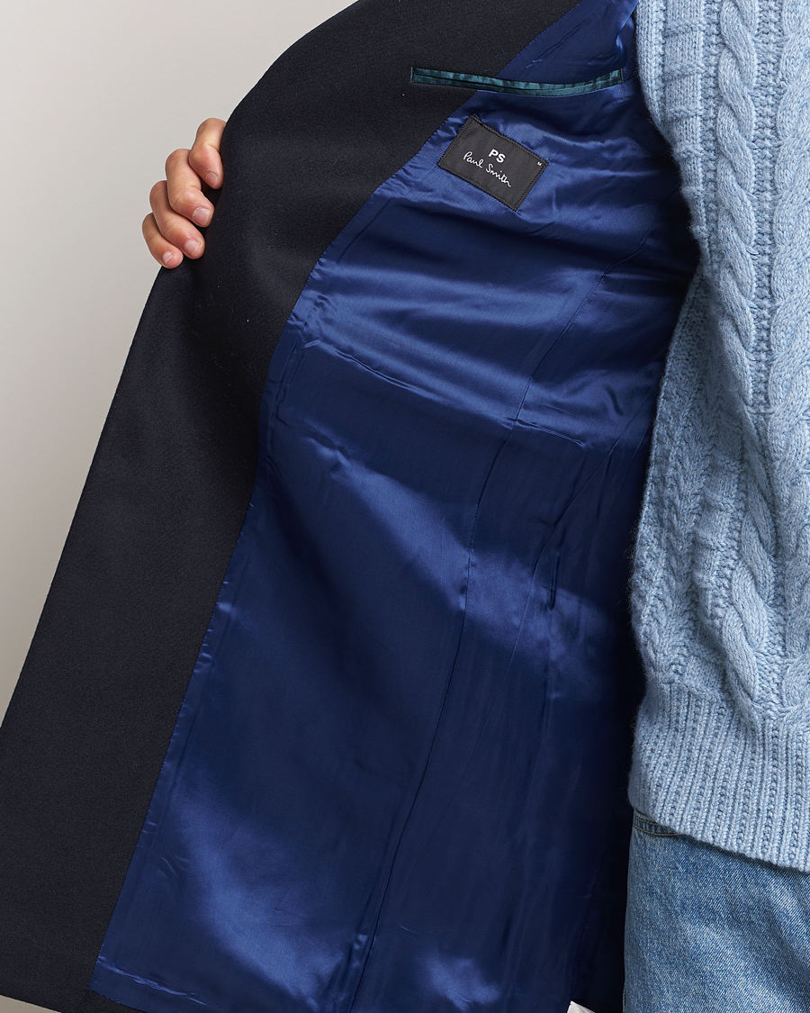Herr | Jackor | PS Paul Smith | Wool Coat Navy