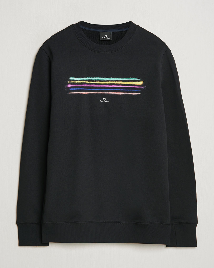 Herr | Tröjor | PS Paul Smith | Zebra Crew Neck Sweatshirt Black