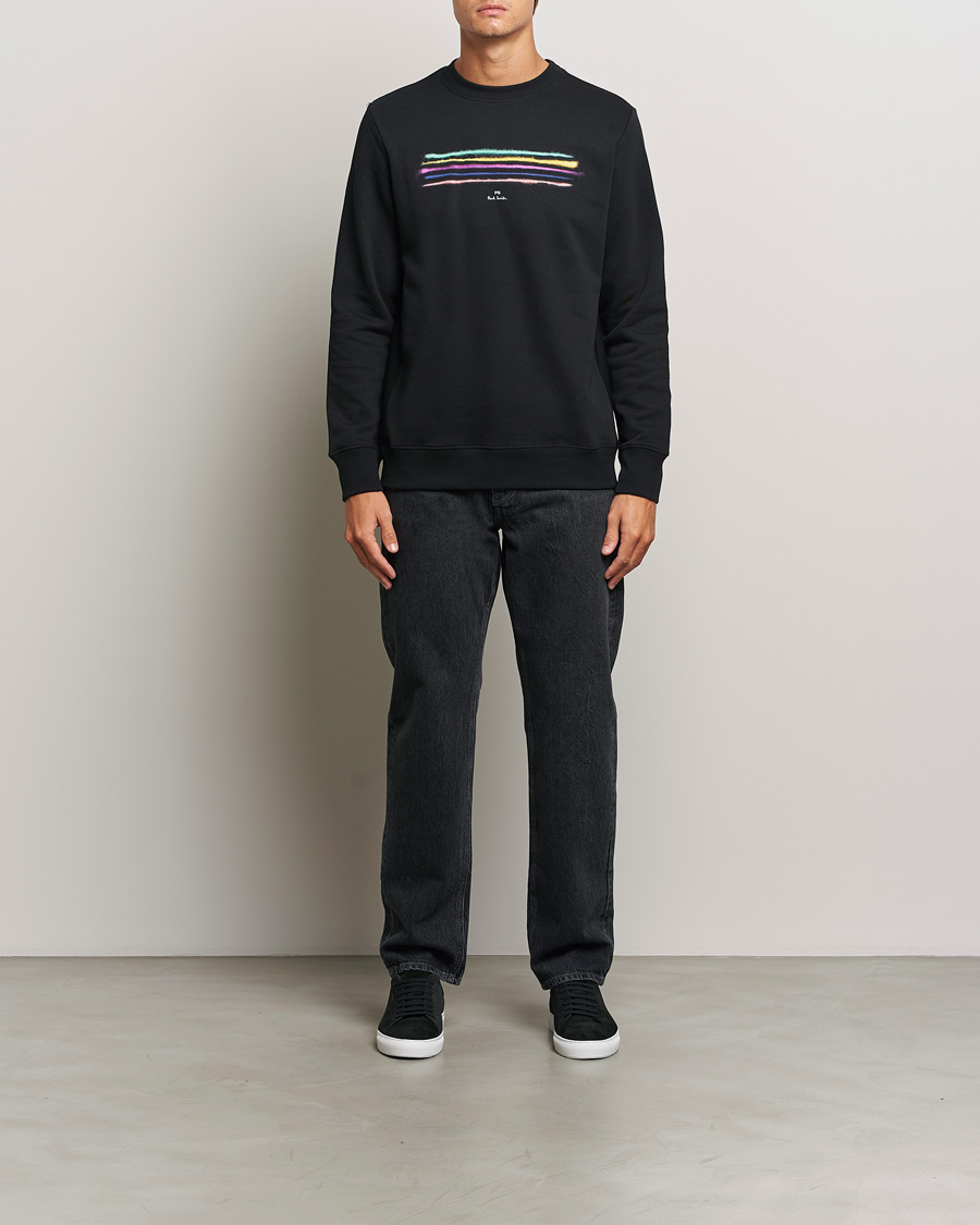 Herr | Tröjor | PS Paul Smith | Zebra Crew Neck Sweatshirt Black