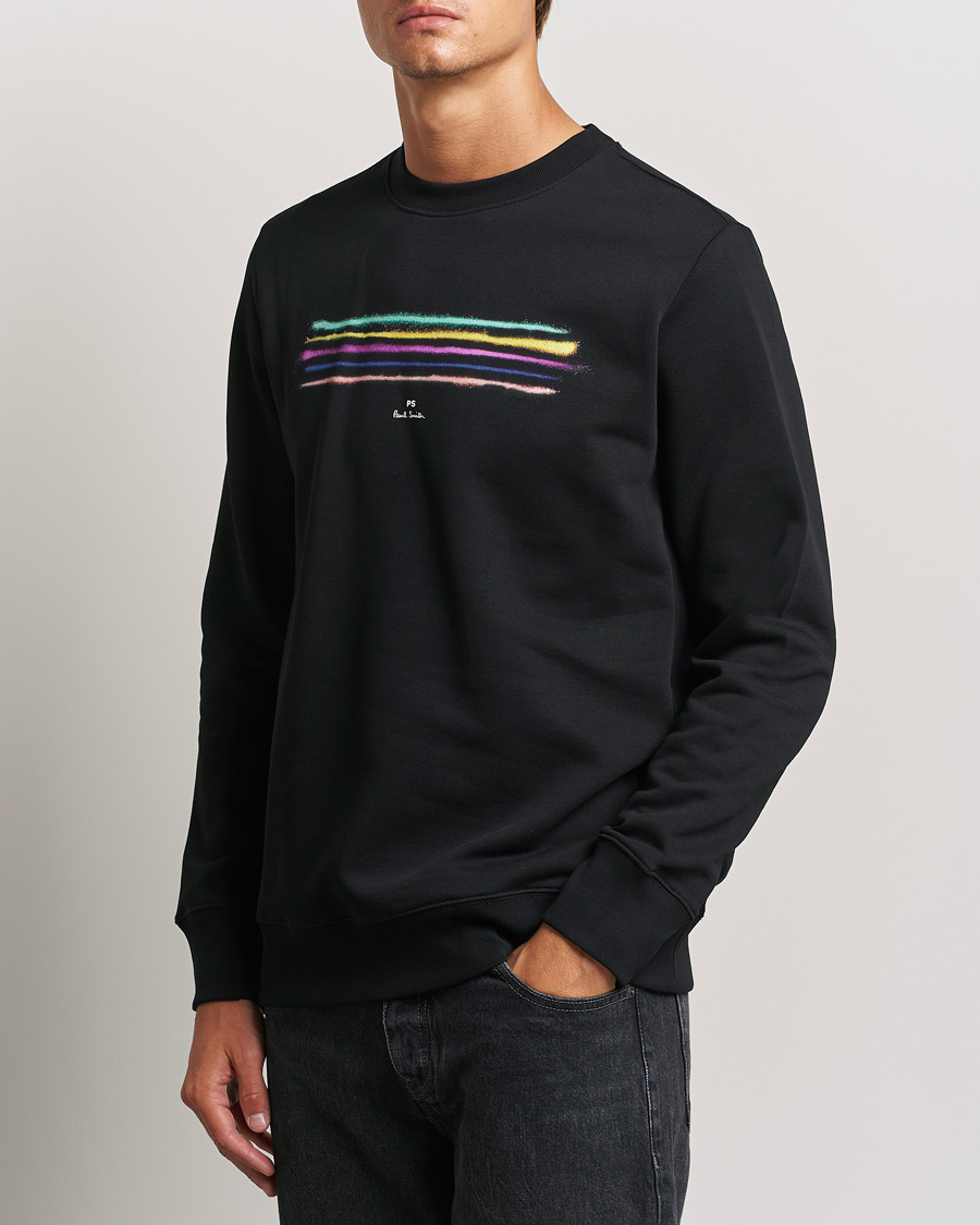 Herr | Tröjor | PS Paul Smith | Zebra Crew Neck Sweatshirt Black