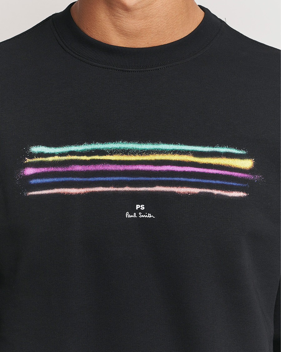 Herr | Tröjor | PS Paul Smith | Zebra Crew Neck Sweatshirt Black