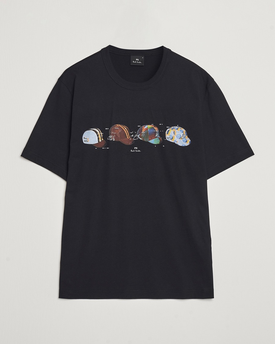 Herr | T-Shirts | PS Paul Smith | Cycling Caps Crew Neck T-Shirt Black