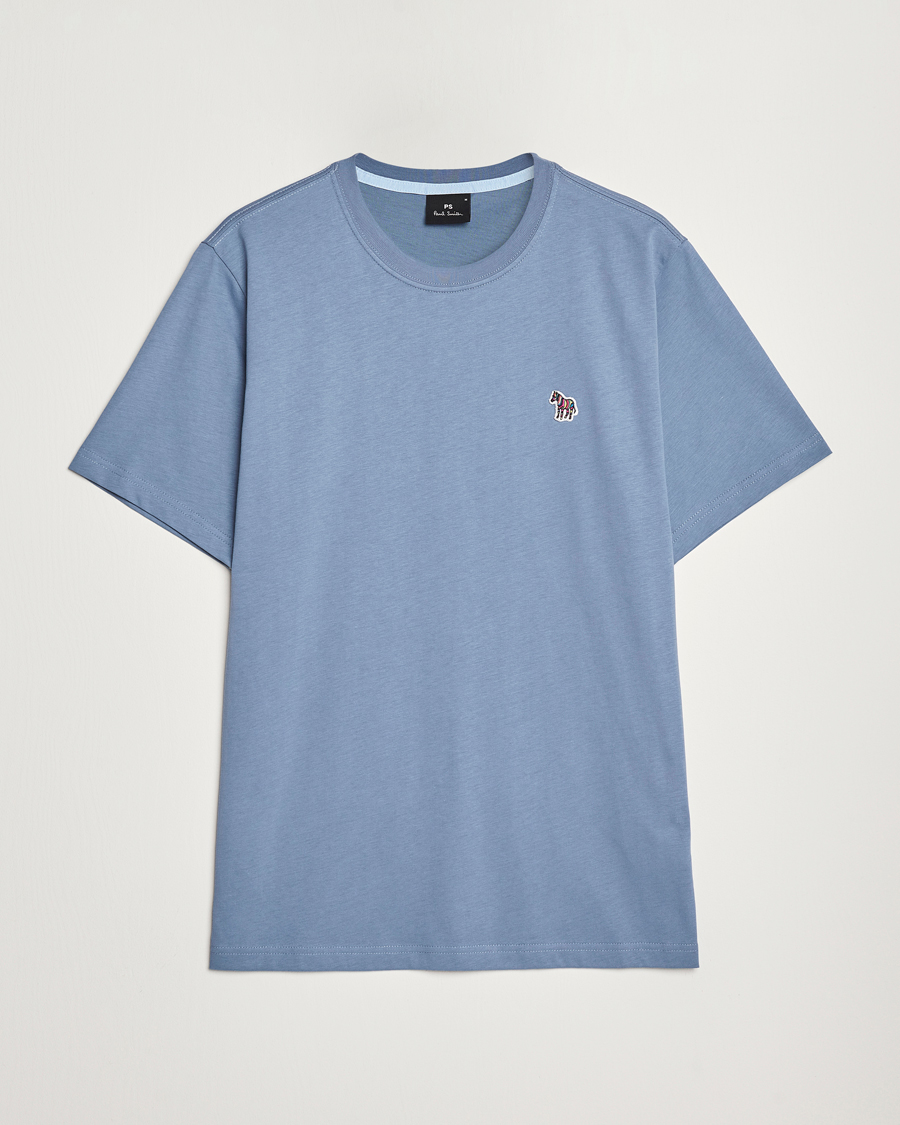 Herr | T-Shirts | PS Paul Smith | Organic Cotton Zebra T-Shirt Blue