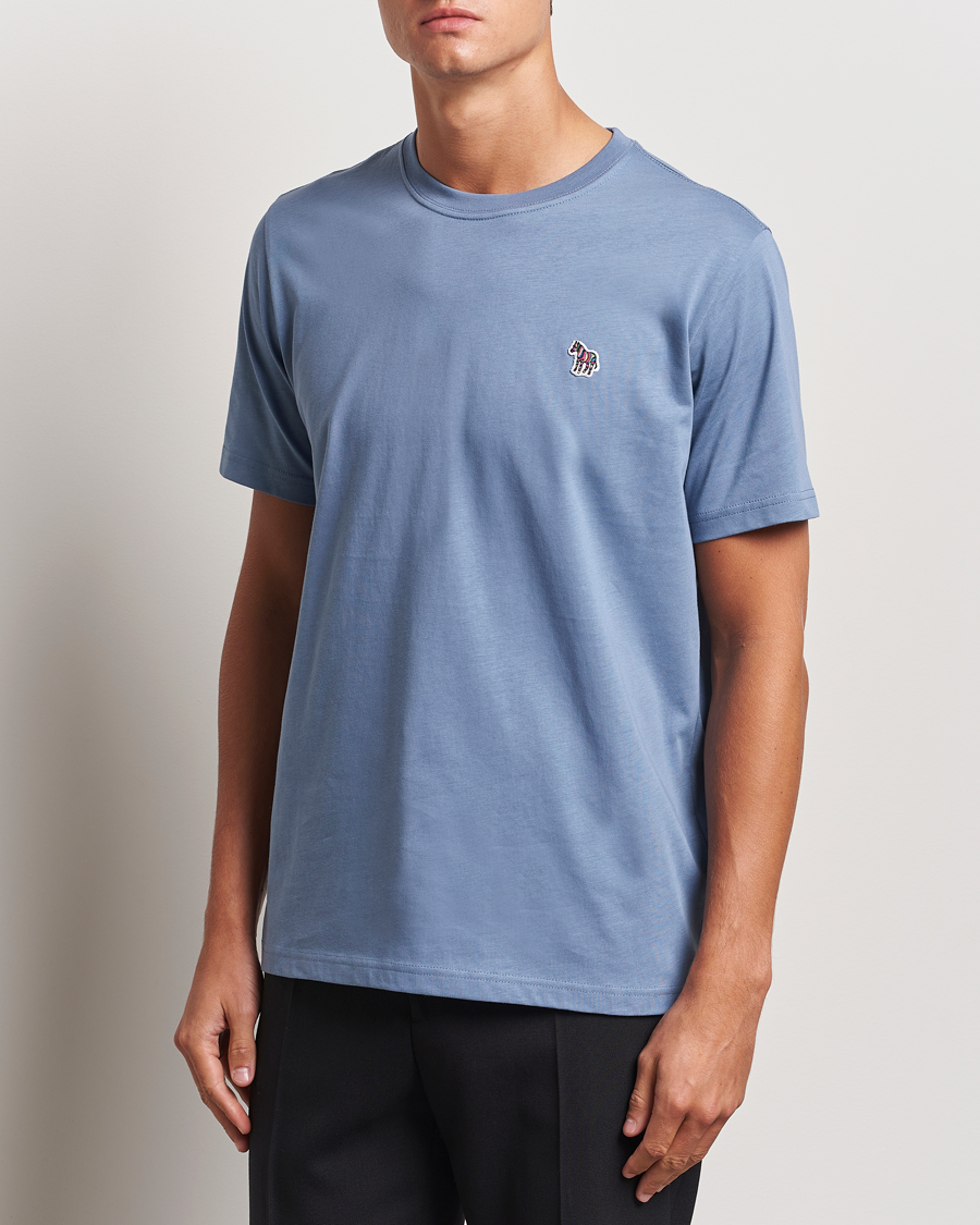 Herr | T-Shirts | PS Paul Smith | Organic Cotton Zebra T-Shirt Blue