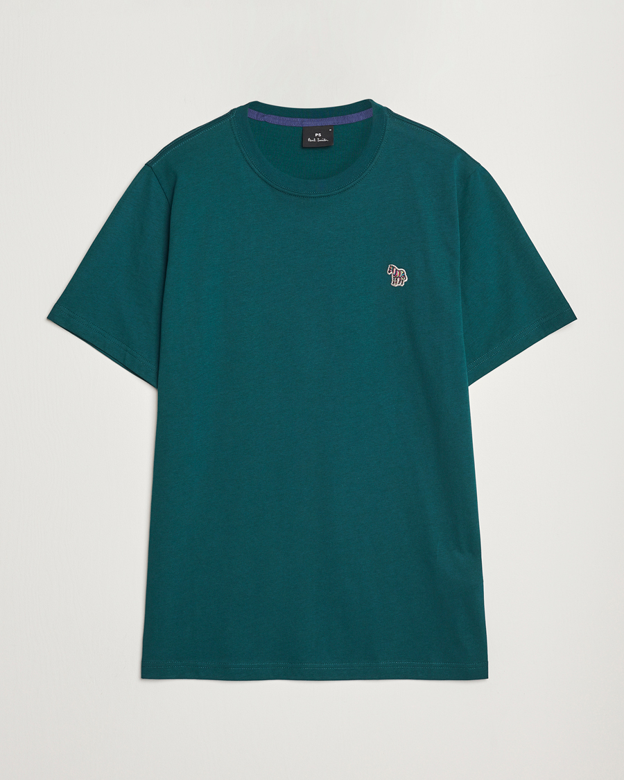 Herr | T-Shirts | PS Paul Smith | Organic Cotton Zebra T-Shirt Green