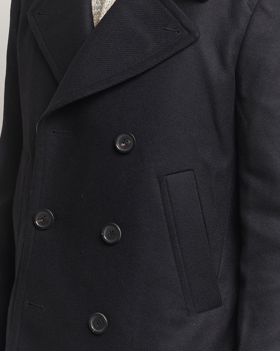 Herr | Jackor | PS Paul Smith | Wool Peacoat Black