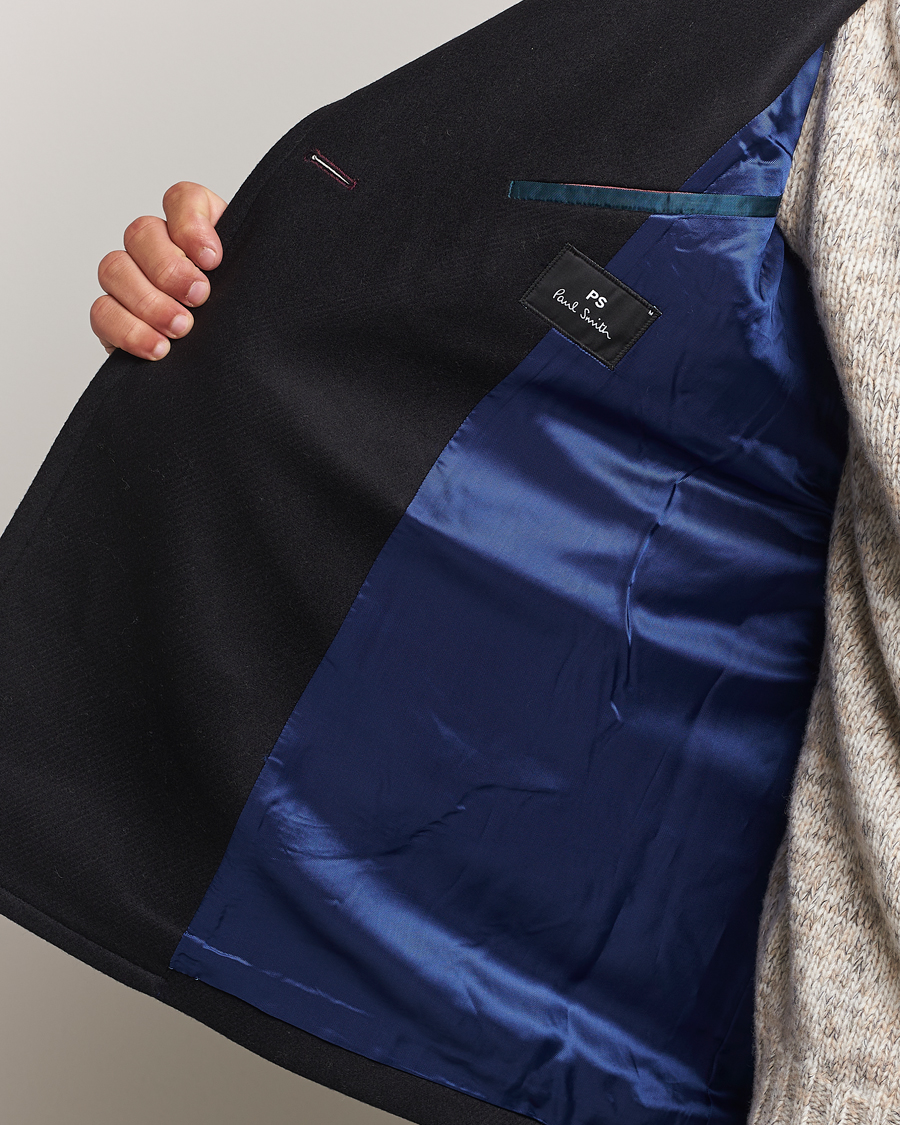 Herr | Jackor | PS Paul Smith | Wool Peacoat Black