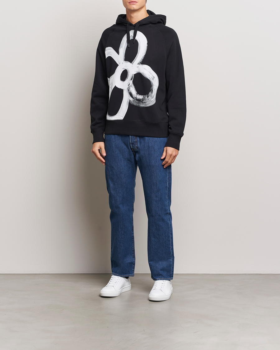 Herr | Tröjor | PS Paul Smith | Happy Flower Hoodie Black
