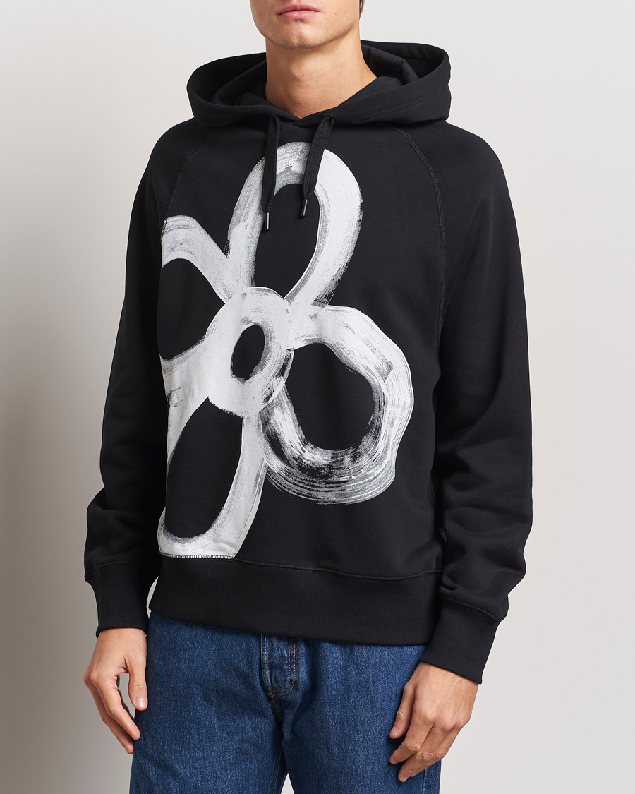 Herr | Tröjor | PS Paul Smith | Happy Flower Hoodie Black