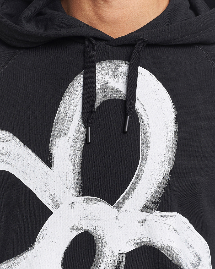 Herr | Tröjor | PS Paul Smith | Happy Flower Hoodie Black