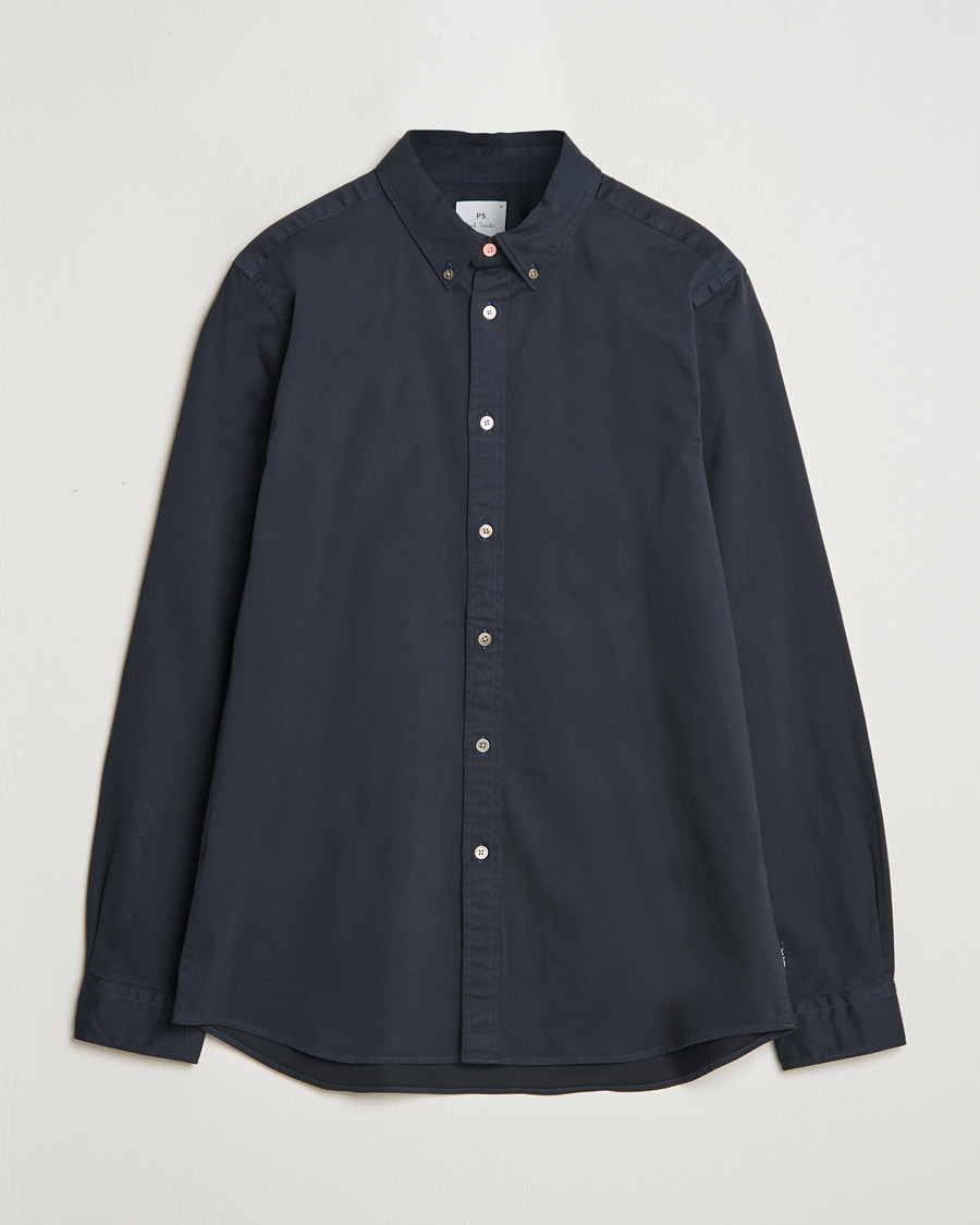 Herr | Skjortor | PS Paul Smith | Regular Fit Cotton Shirt Navy