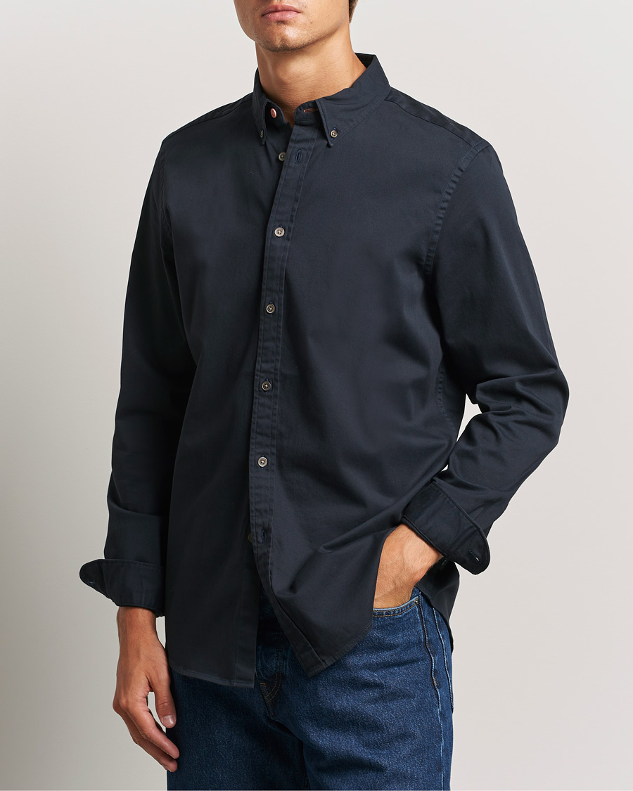 Herr | Skjortor | PS Paul Smith | Regular Fit Cotton Shirt Navy