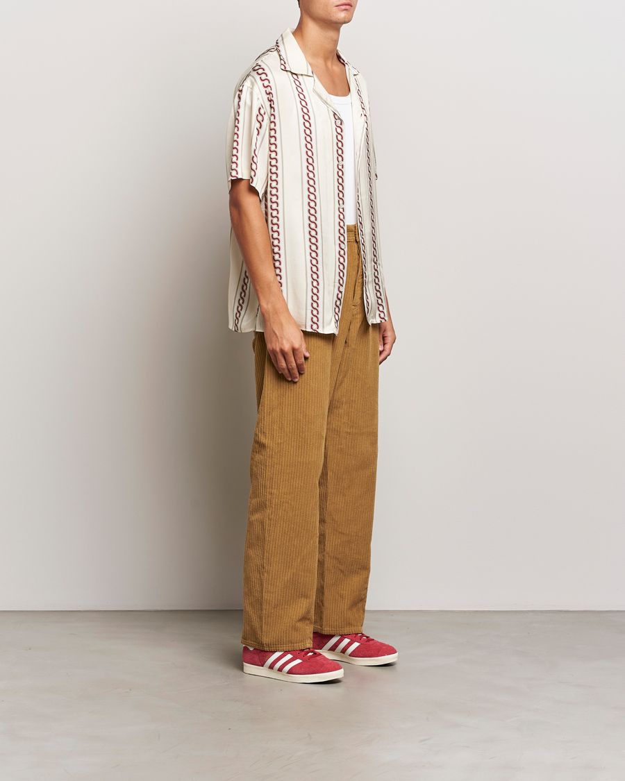 Herr | Skjortor | Drôle de Monsieur | Link Cuban Shirt Ecru