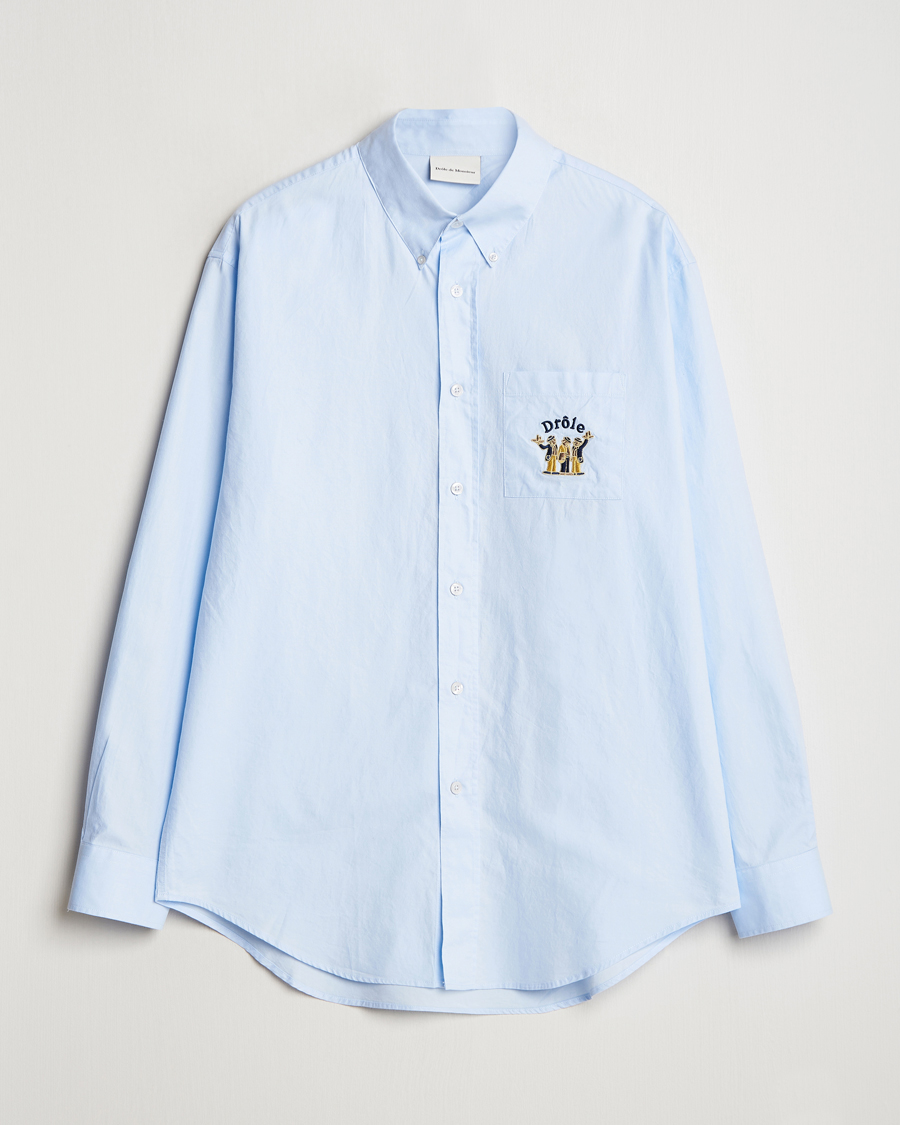 Herr | Skjortor | Drôle de Monsieur | Oxford Shirt Light Blue