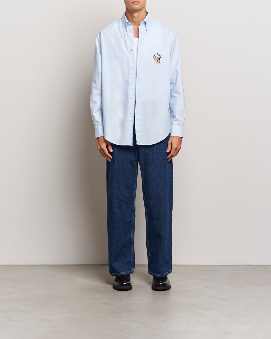 Herr | Skjortor | Drôle de Monsieur | Oxford Shirt Light Blue