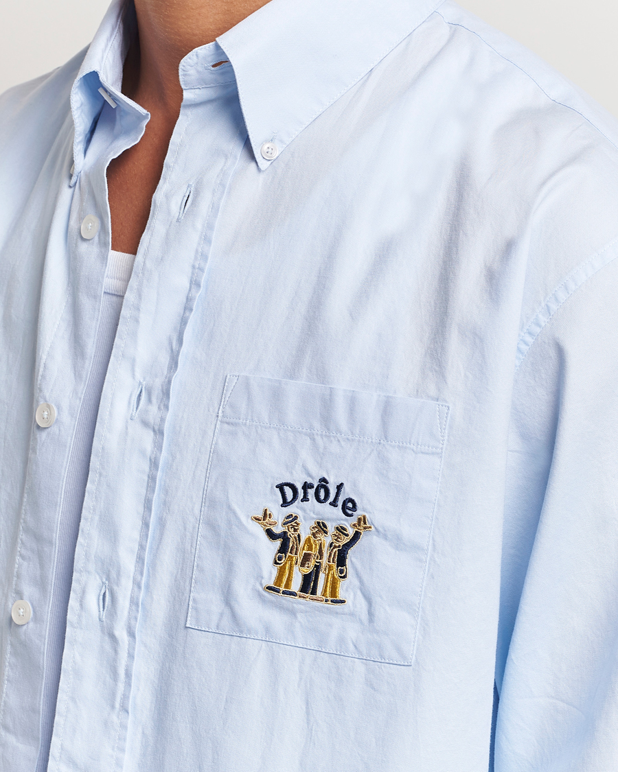 Herr | Skjortor | Drôle de Monsieur | Oxford Shirt Light Blue