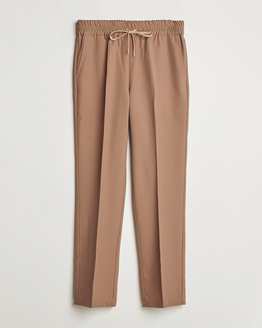 Herr | Byxor | Drôle de Monsieur | Drawstring Trousers Brown