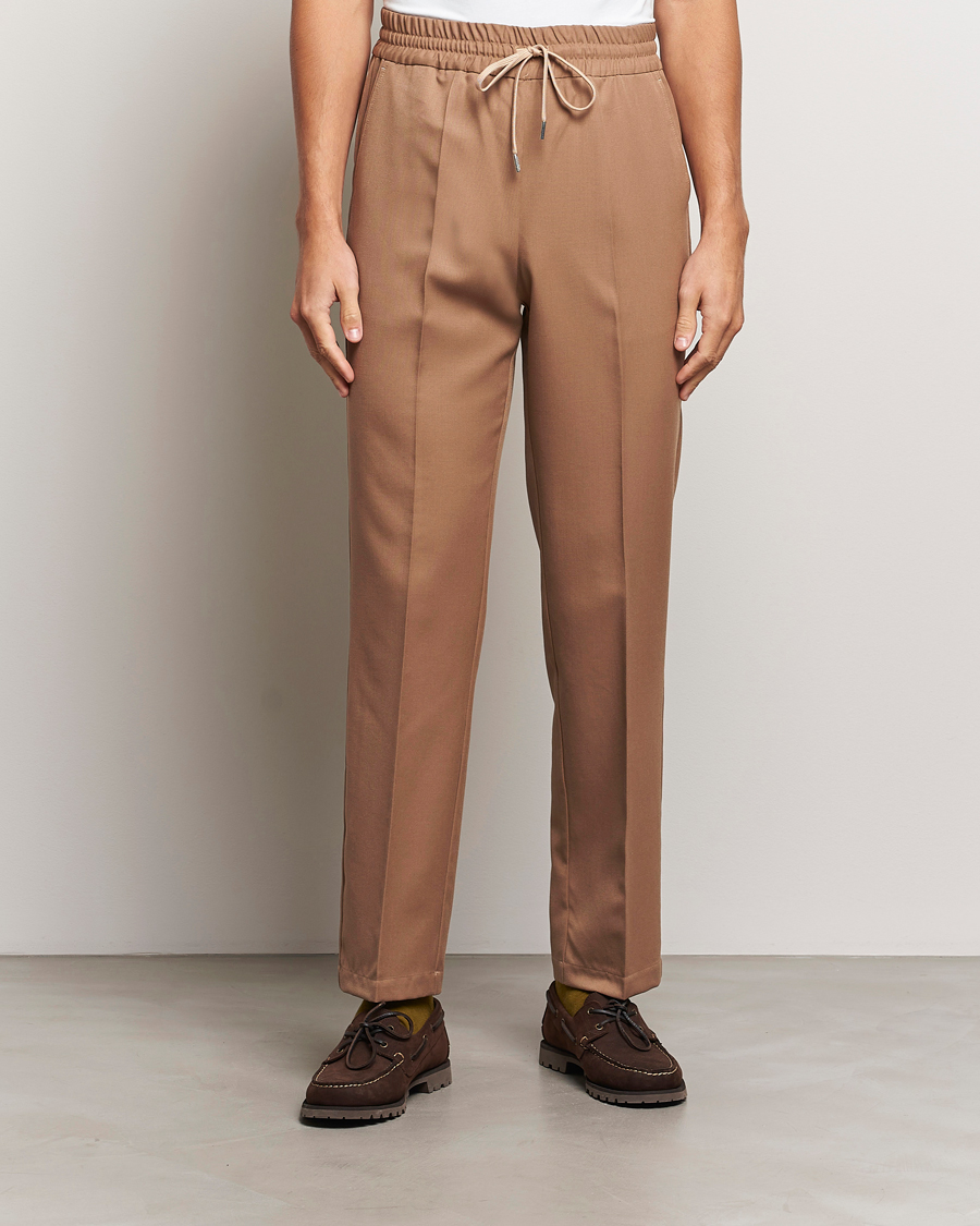 Herr | Byxor | Drôle de Monsieur | Drawstring Trousers Brown