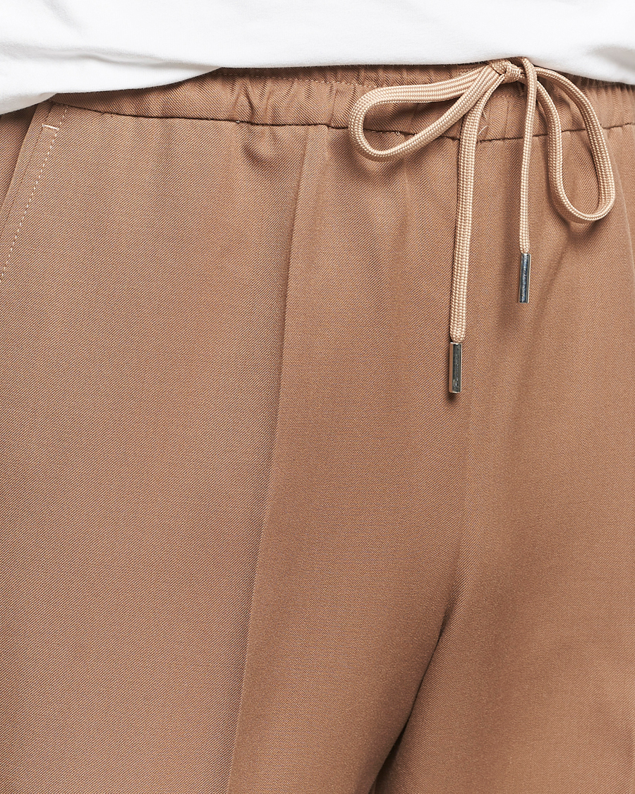 Herr | Byxor | Drôle de Monsieur | Drawstring Trousers Brown