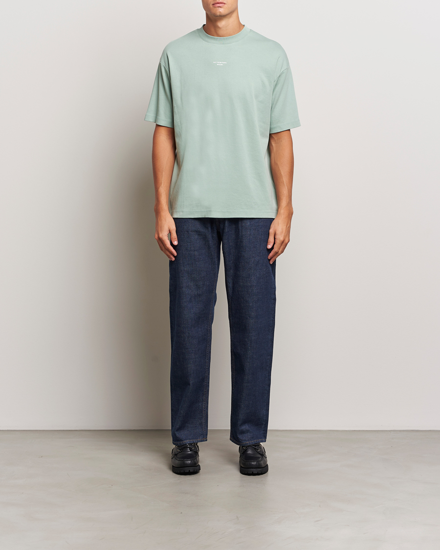 Herr | T-Shirts | Drôle de Monsieur | Classic Slogan T-Shirt Water Green