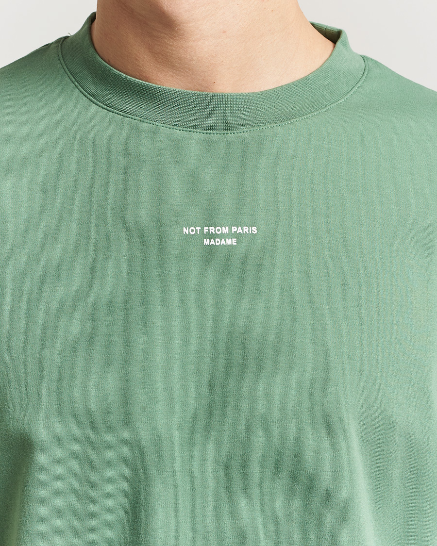Herr | T-Shirts | Drôle de Monsieur | Classic Slogan T-Shirt Water Green