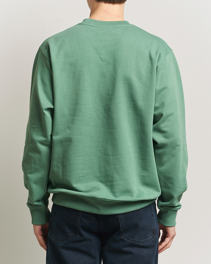 Herr | Tröjor | Drôle de Monsieur | Classic Slogan Sweatshirt Water Green