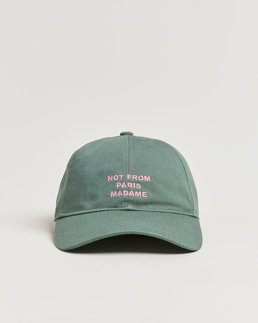 Herr | Drôle de Monsieur Slogan Baseball Cap Water Green | Drôle de Monsieur | Slogan Baseball Cap Water Green