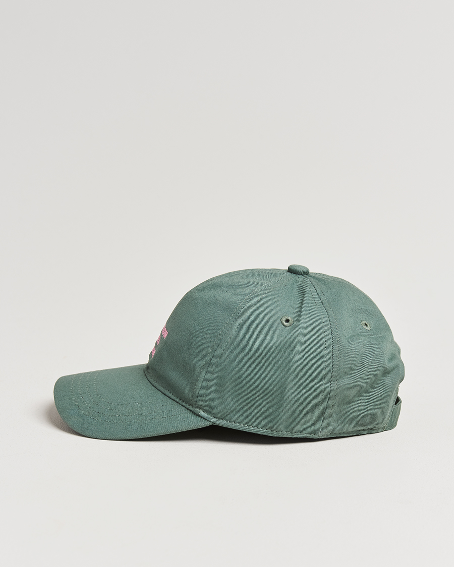 Herr | Drôle de Monsieur Slogan Baseball Cap Water Green | Drôle de Monsieur | Slogan Baseball Cap Water Green