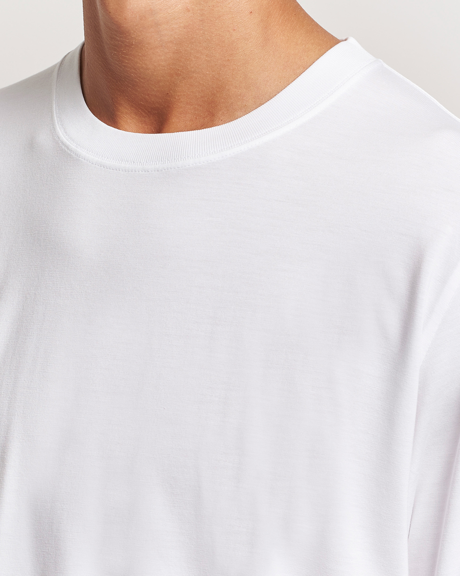 Herr | T-Shirts | CDLP | Midweight Long Sleeve T-Shirt White