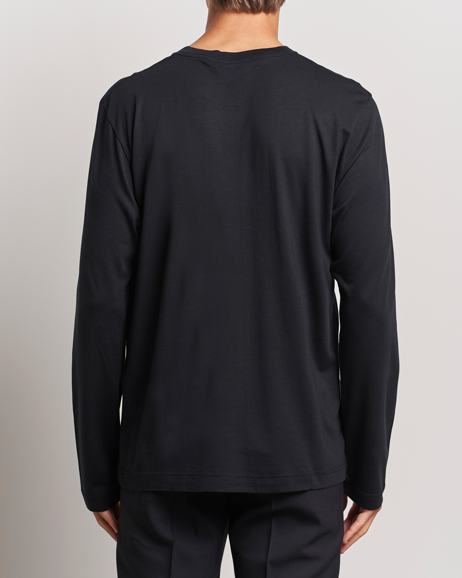 Herr | T-Shirts | CDLP | Midweight Long Sleeve T-Shirt Black
