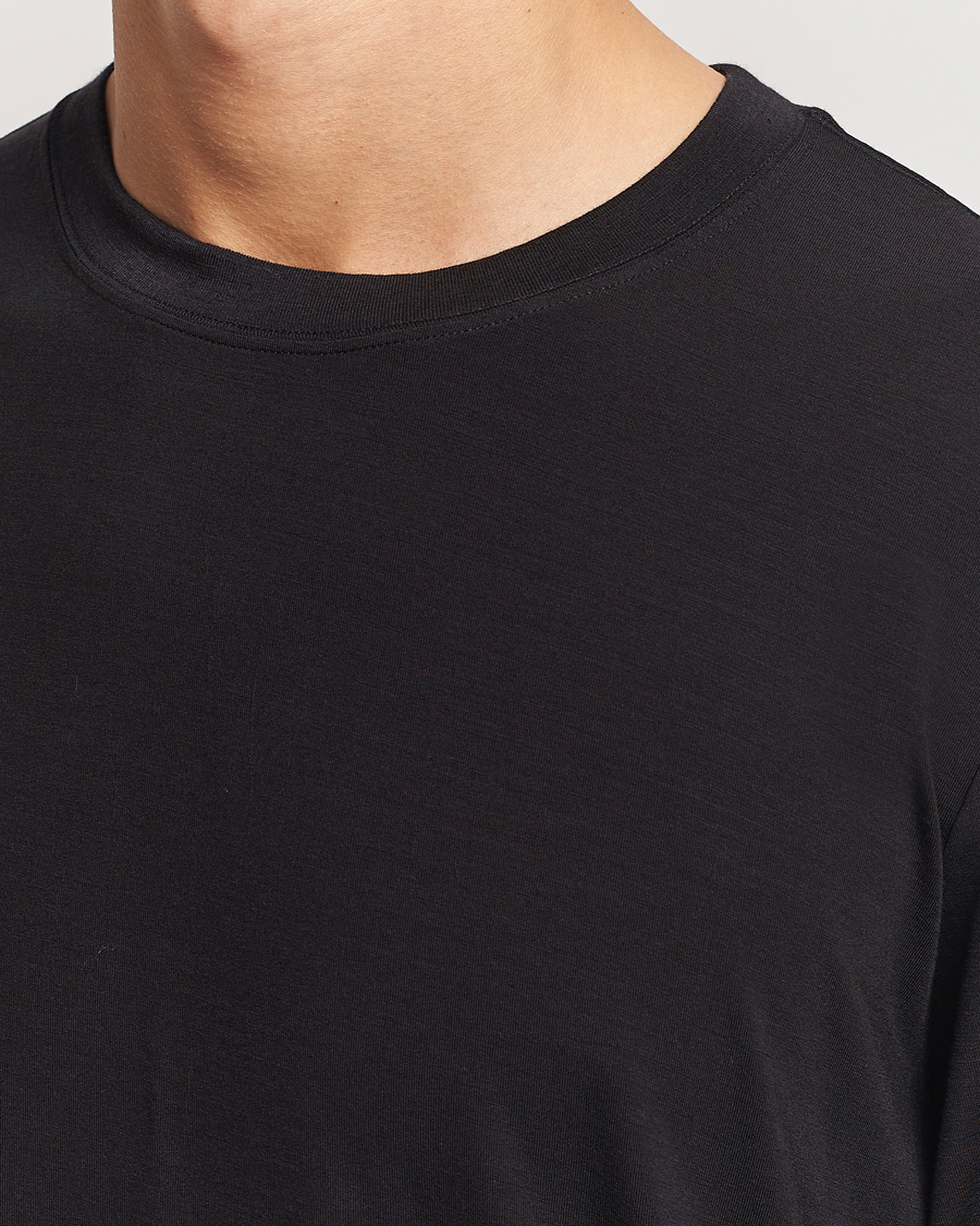 Herr | T-Shirts | CDLP | Wool Long Sleeve T-Shirt Black