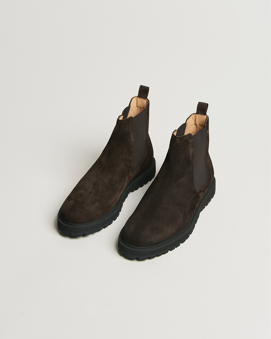 Herr | CQP Crest Suede Chelsea Boot Dark Brown | CQP | Crest Suede Chelsea Boot Dark Brown